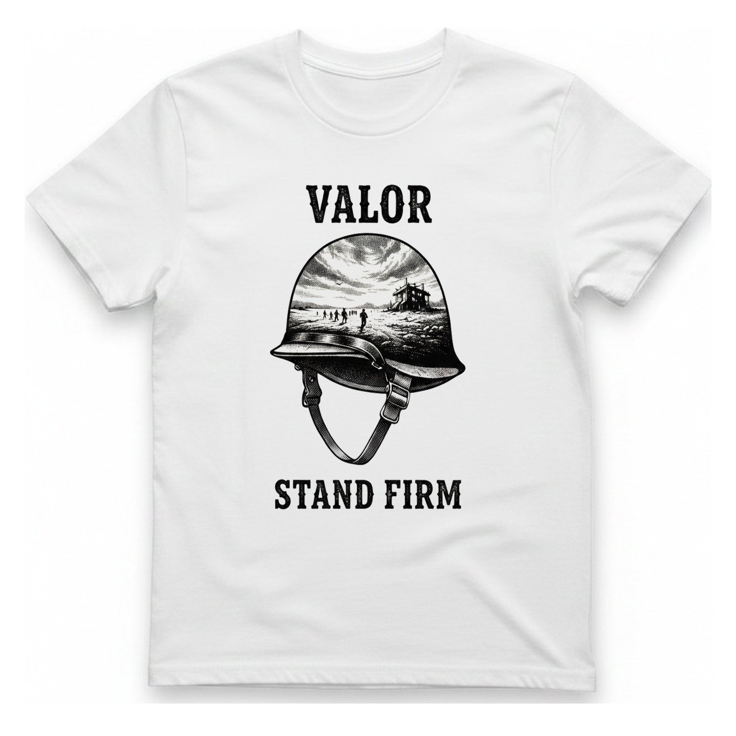 Valor Stand Firm T-Shirt - White front