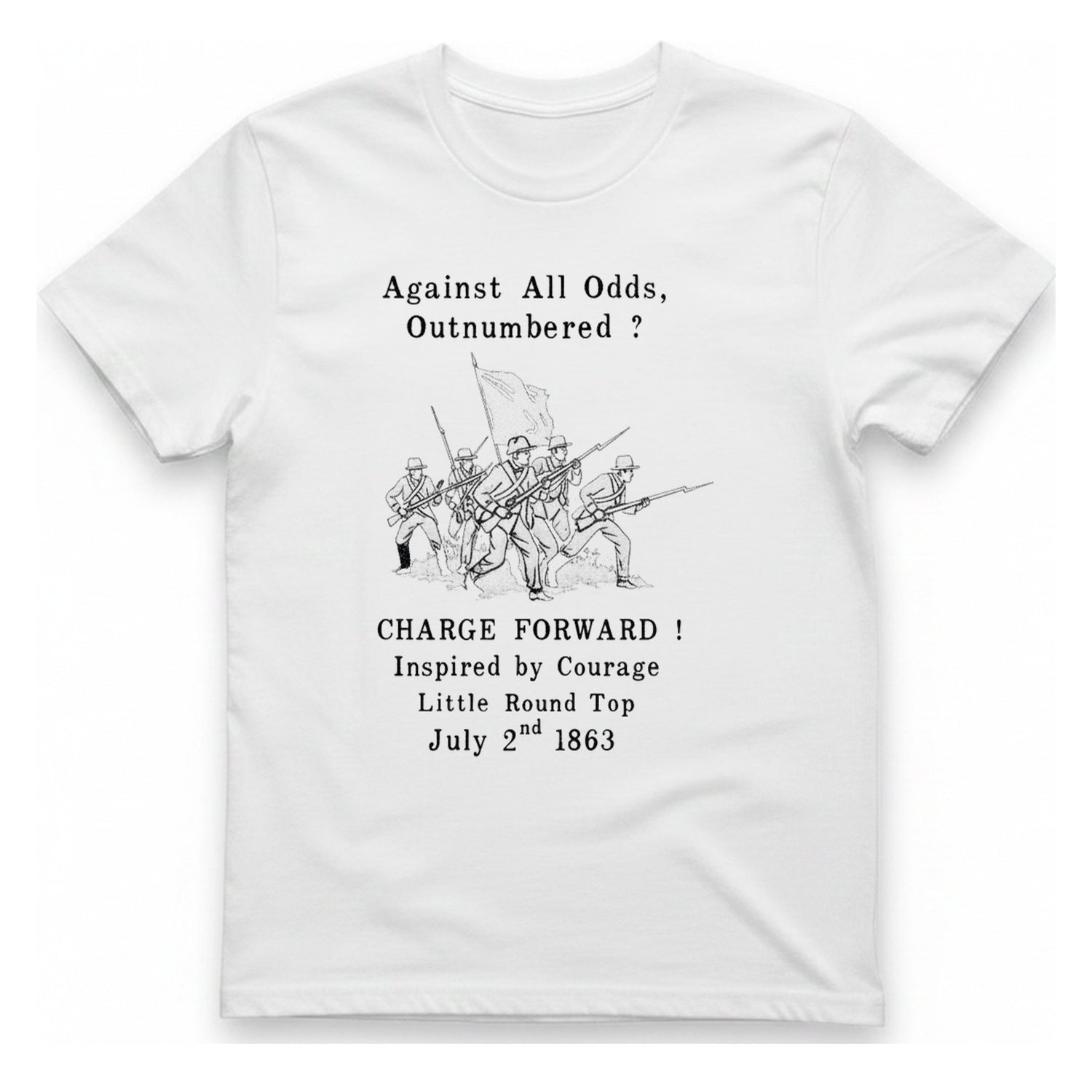 Little Round Top Charge T-Shirt - White front