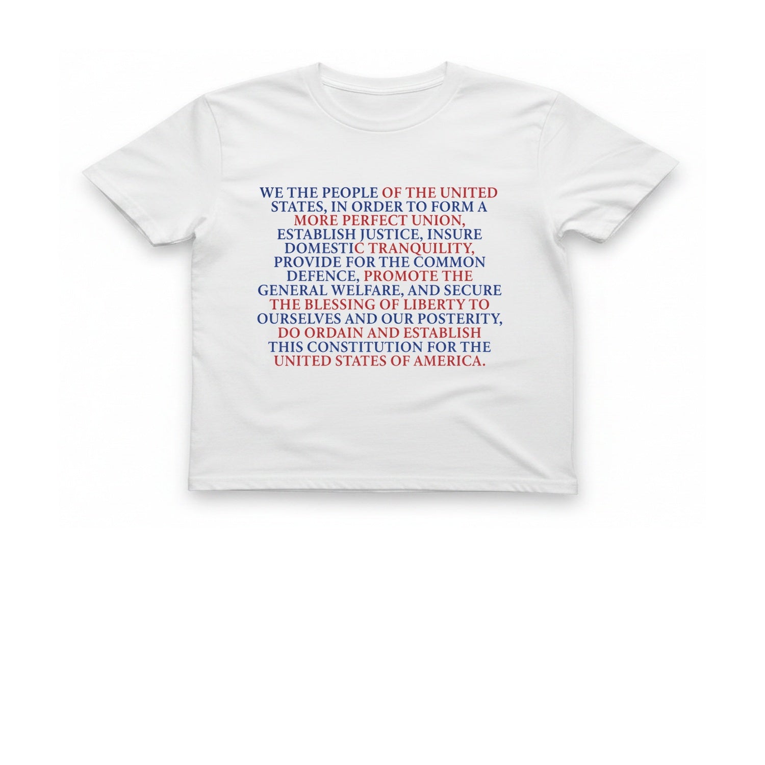 We The People of The T-Shirt - White front