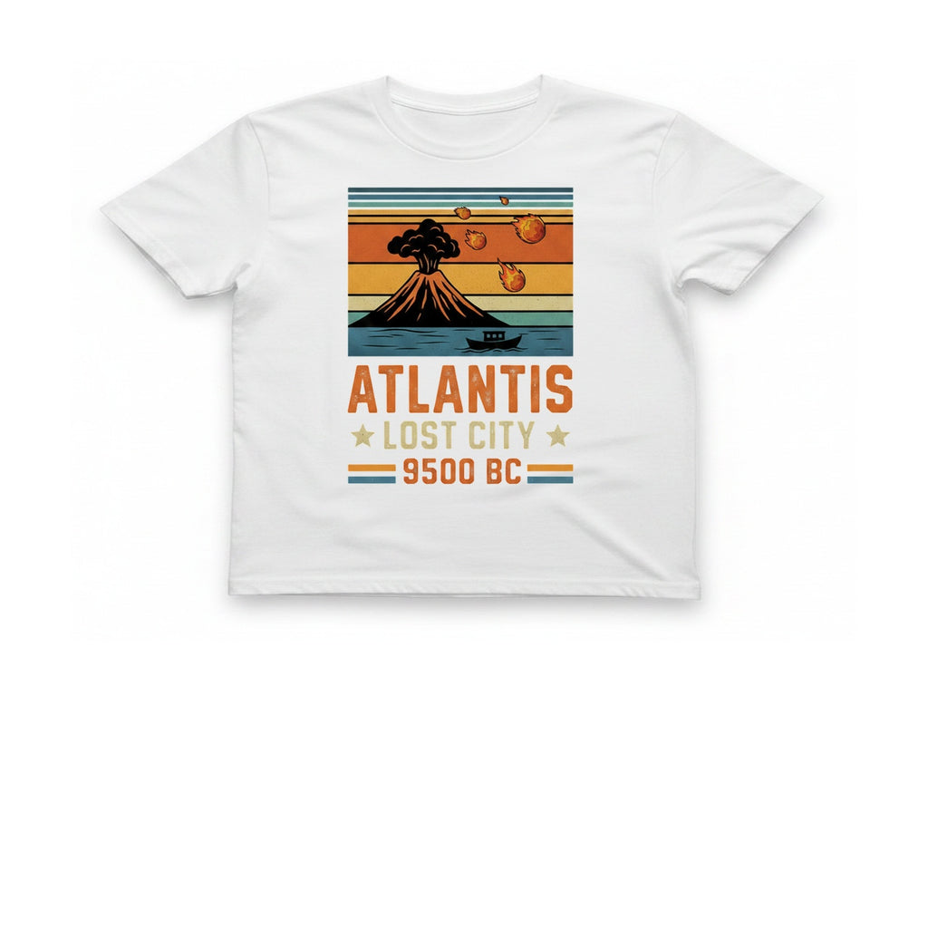 Atlantis Lost City T-Shirt - White front