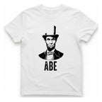 Abe Lincoln T-Shirt - White front