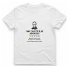 Inaugural Address Review T-Shirt - White front