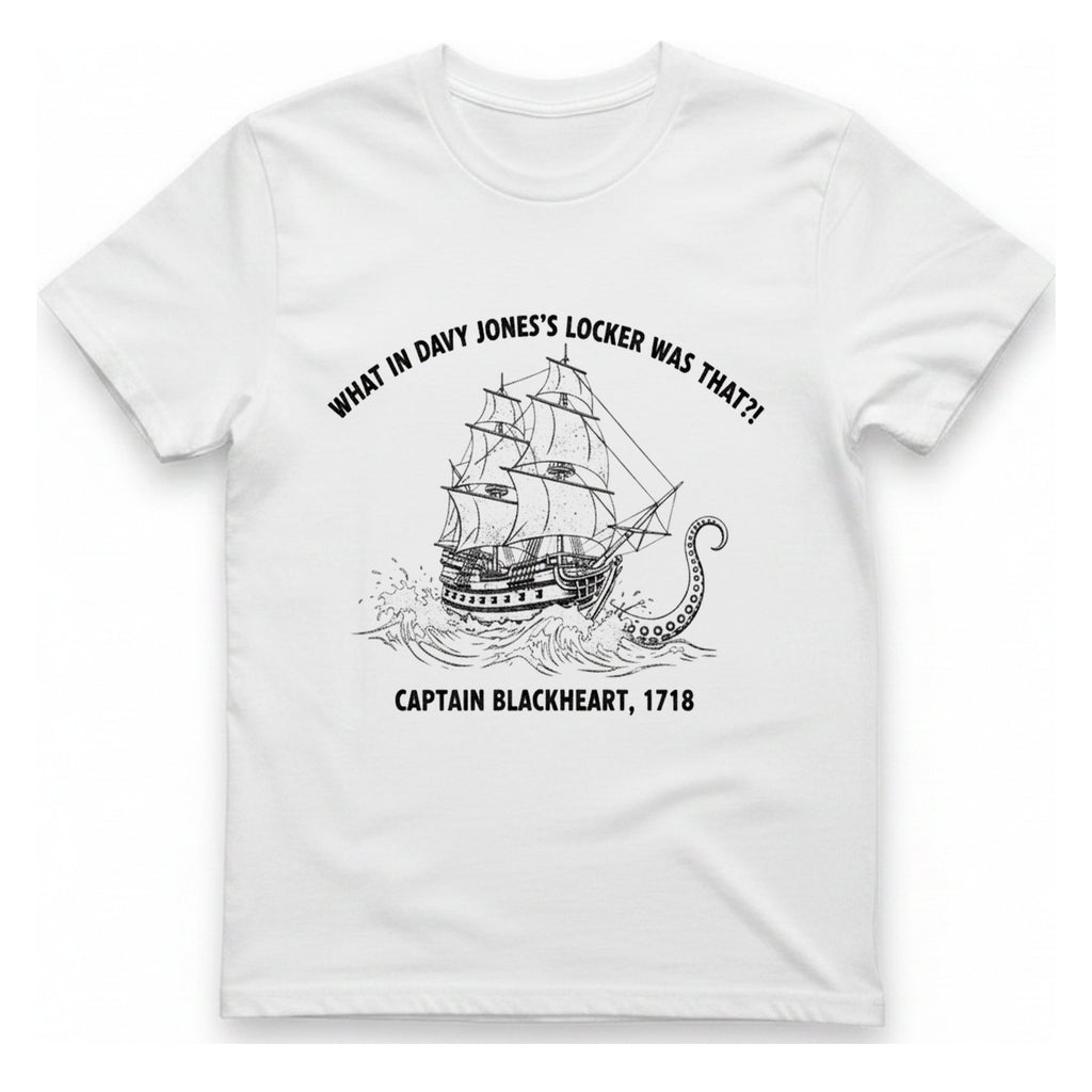 Davy Jones Locker T-Shirt - White front