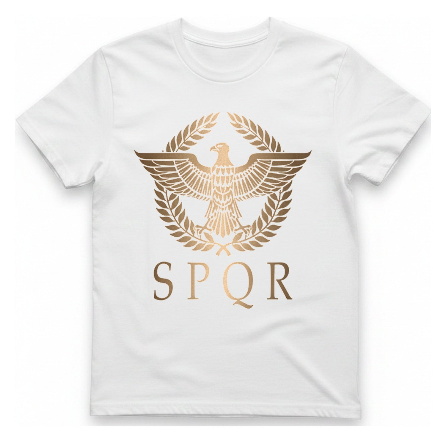 Roman Empire Spqr T-Shirt - White front