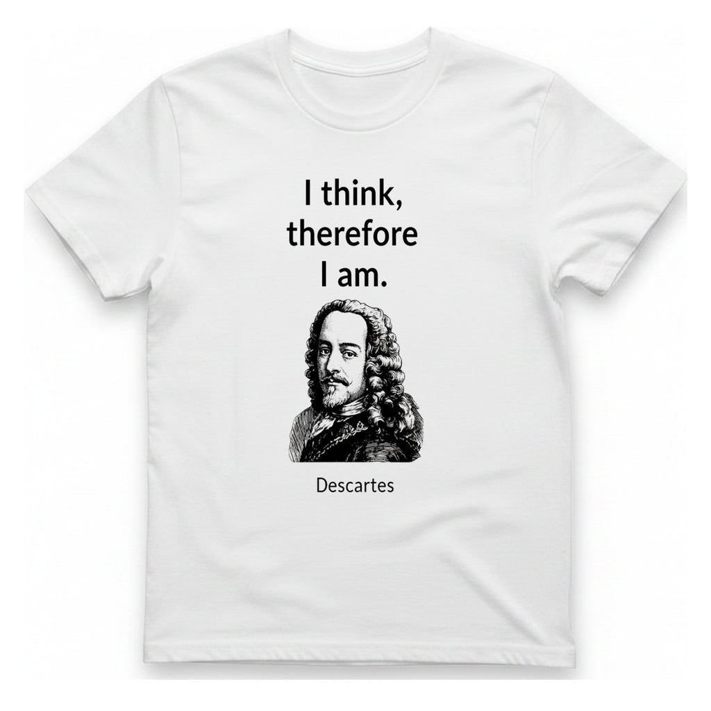 Cogito Ergo Sum T-Shirt - White front