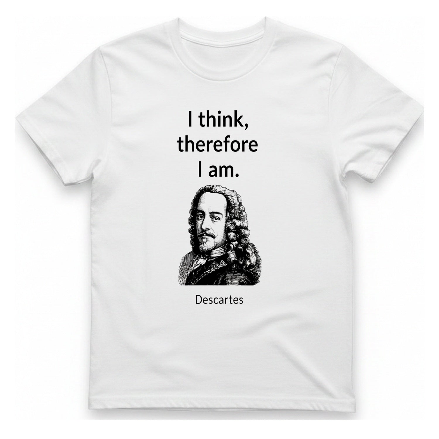 Cogito Ergo Sum T-Shirt - White front