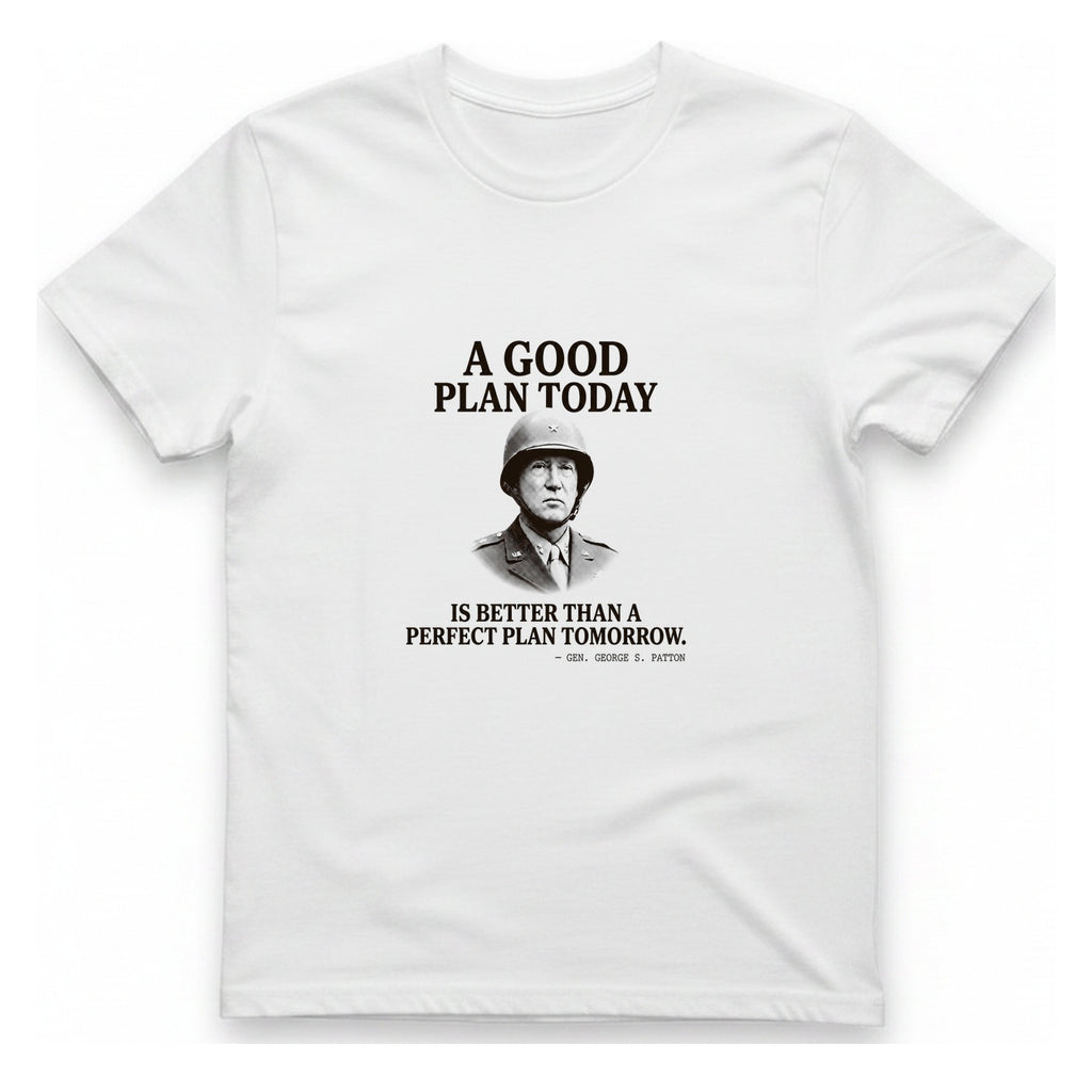 Patton Good Plan T-Shirt - White front