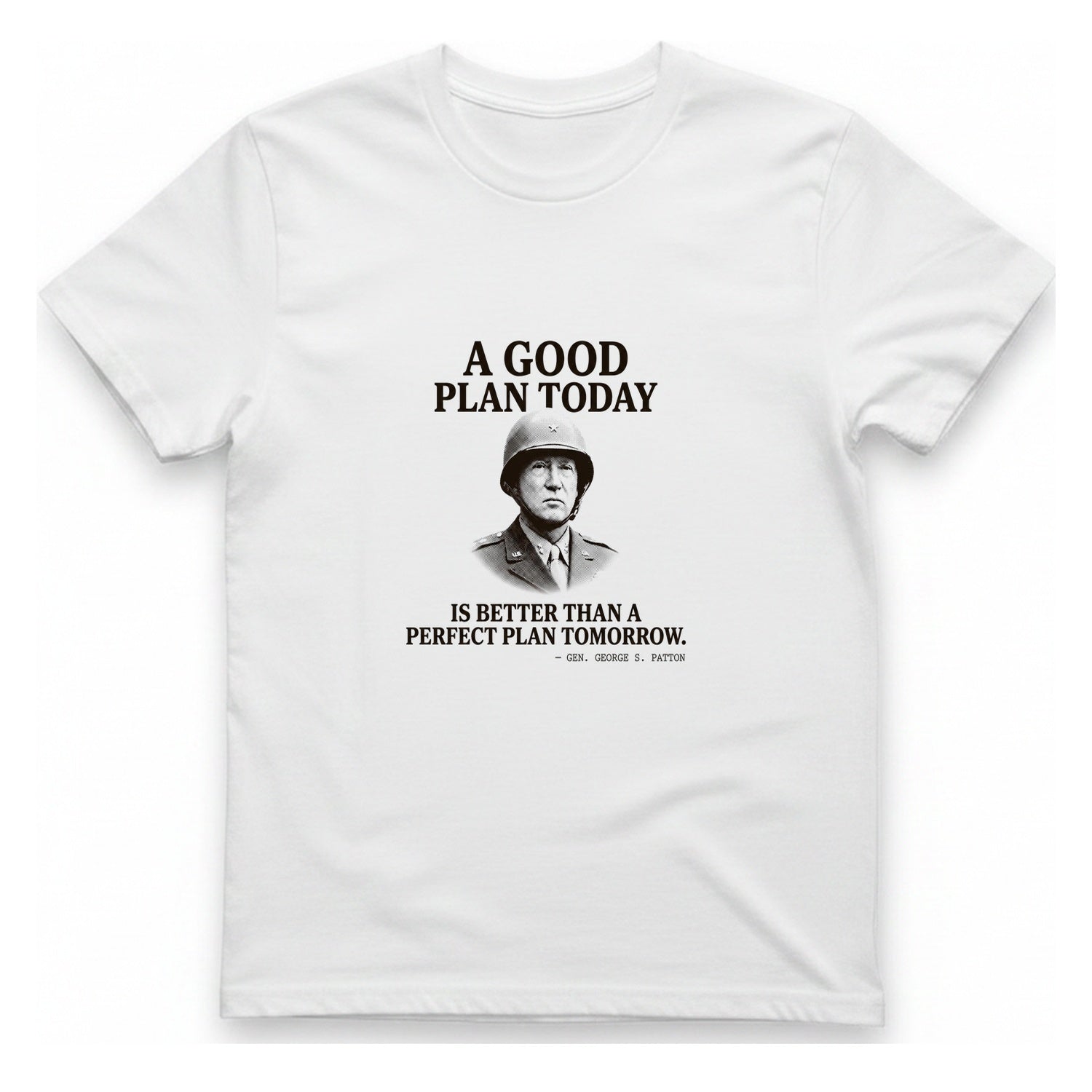 Patton Good Plan T-Shirt - White front
