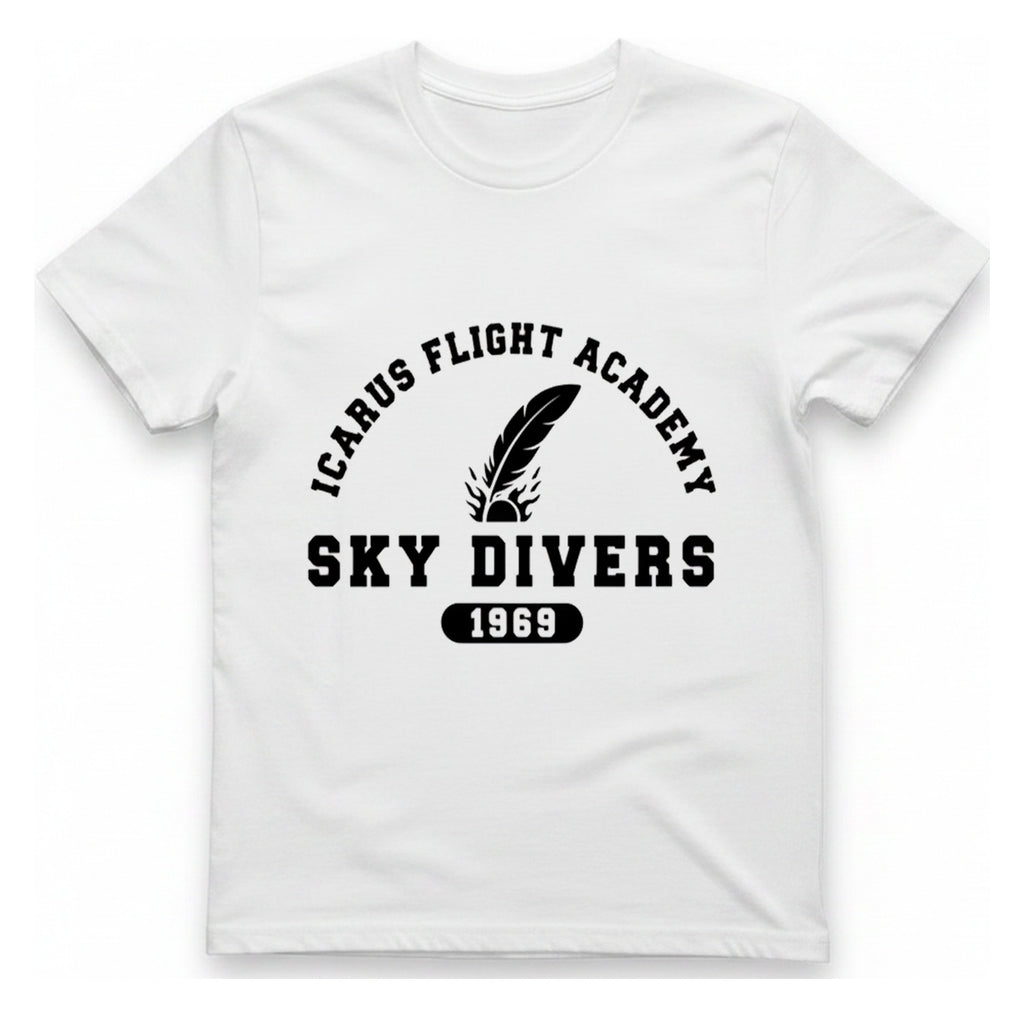 Icarus Flight Academy T-Shirt - White front
