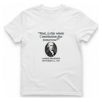 Madison Constitution Deadline T-Shirt - White front
