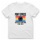 Pony Express Memorial T-Shirt - White front