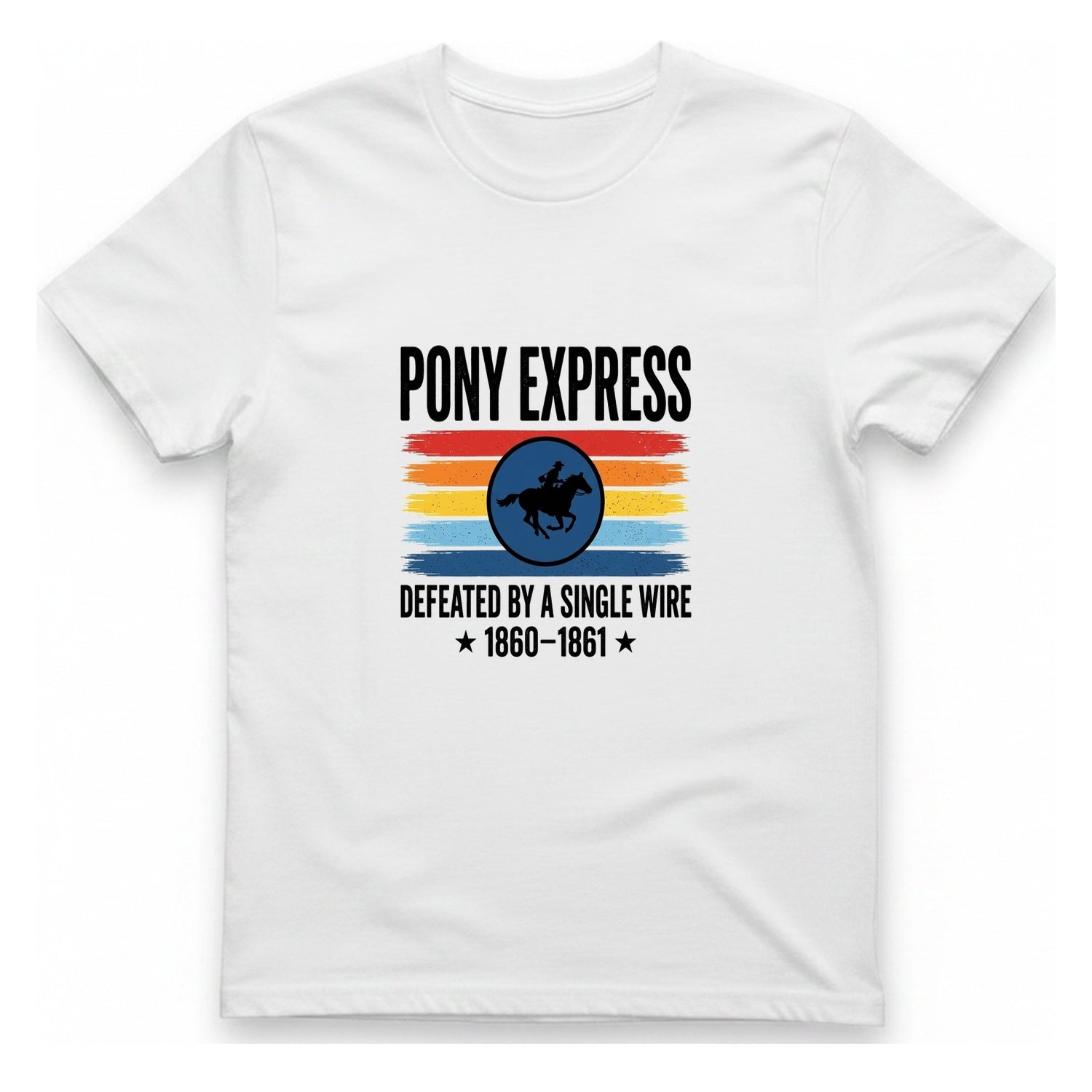 Pony Express Memorial T-Shirt - White front