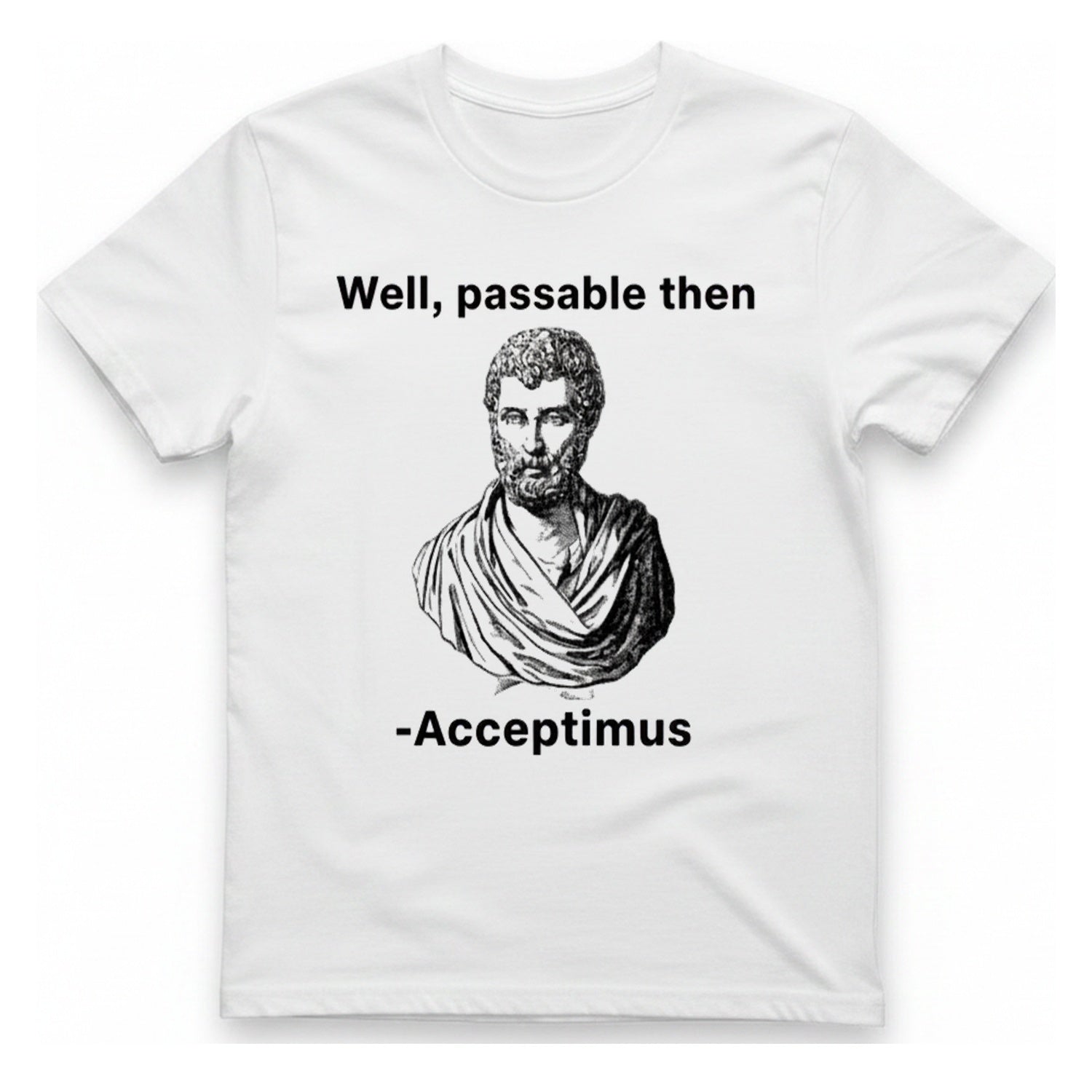 Well Passable Acceptimus T-Shirt - White front