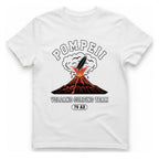 Pompeii Volcano Surfing Team T-Shirt - White front