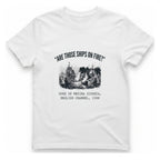 Spanish Armada Fire Ships T-Shirt - White front