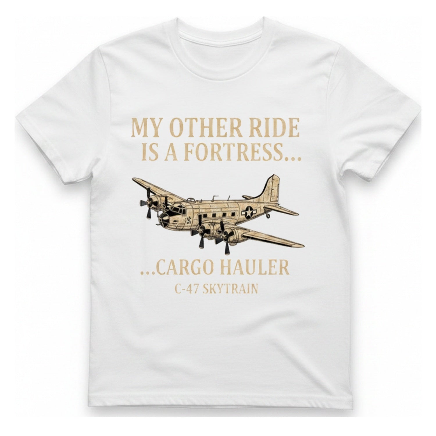 My Other Ride T-Shirt - White front