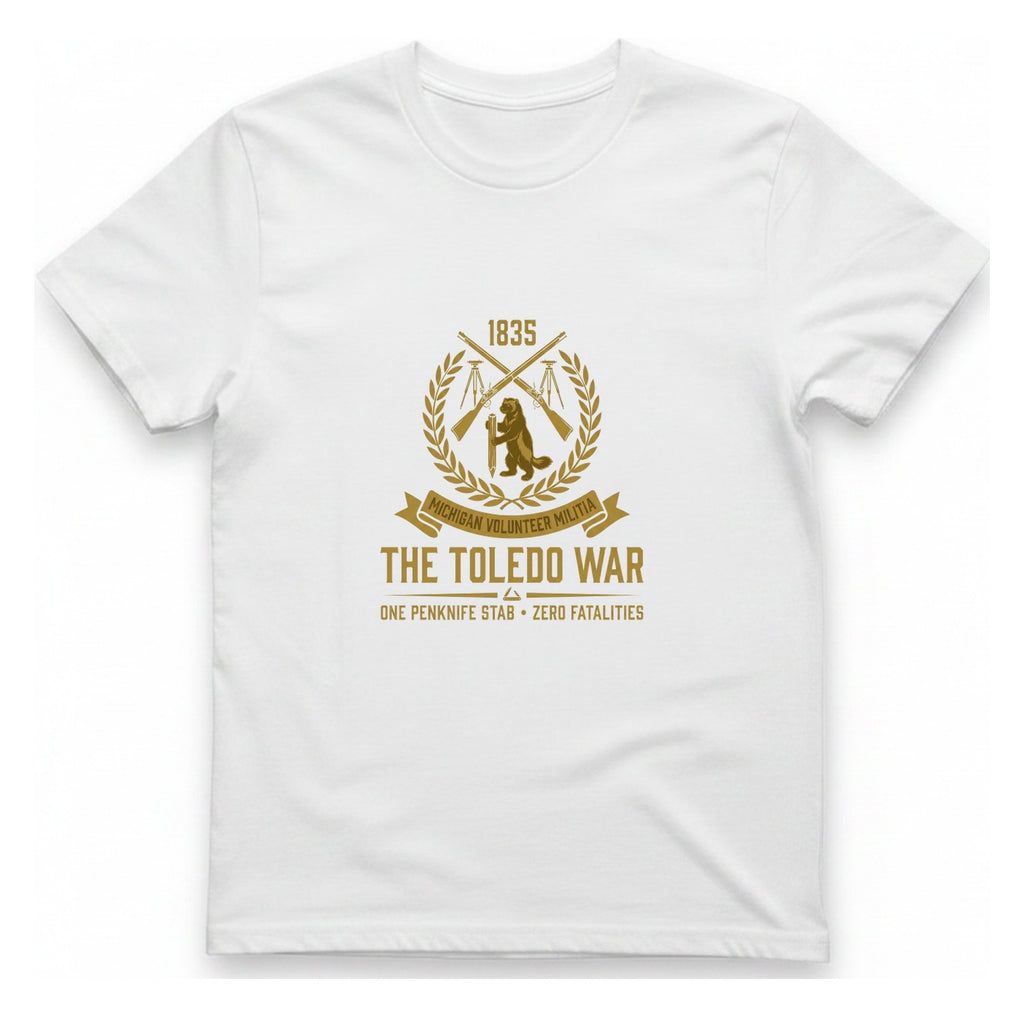 The Toledo War Michigan Volunteer T-Shirt - White front