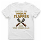 Was The Original Flapper T-Shirt - White front