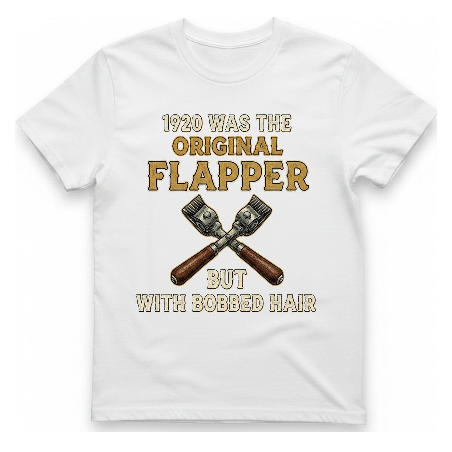 Was The Original Flapper T-Shirt - White front