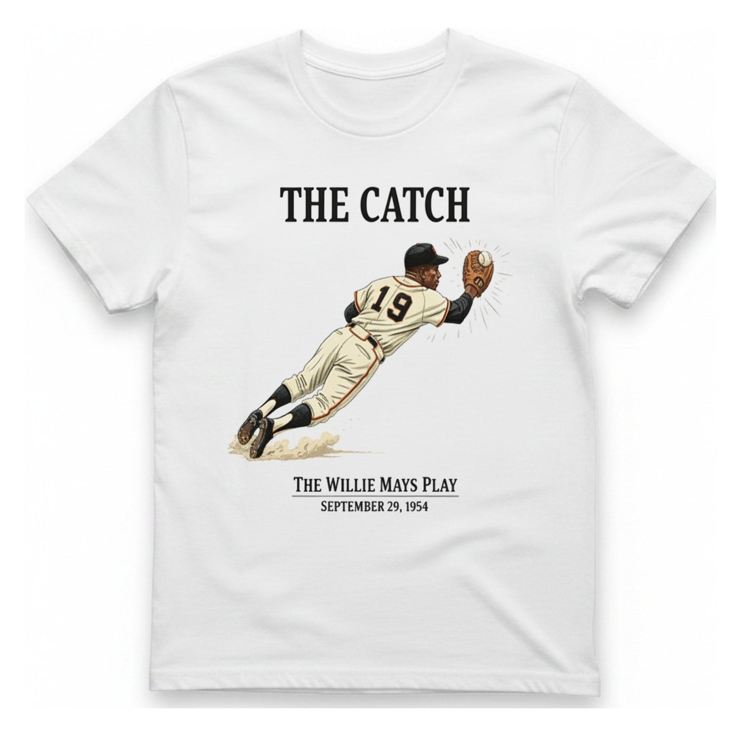 The Willie Mays Play T-Shirt - White front