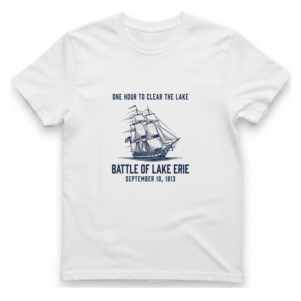 Battle of Lake Erie T-Shirt - White front