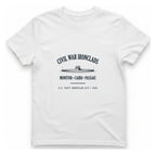 Civil War River Ironclads T-Shirt - White front