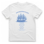 Foundation Fleet Organic Act T-Shirt - White front