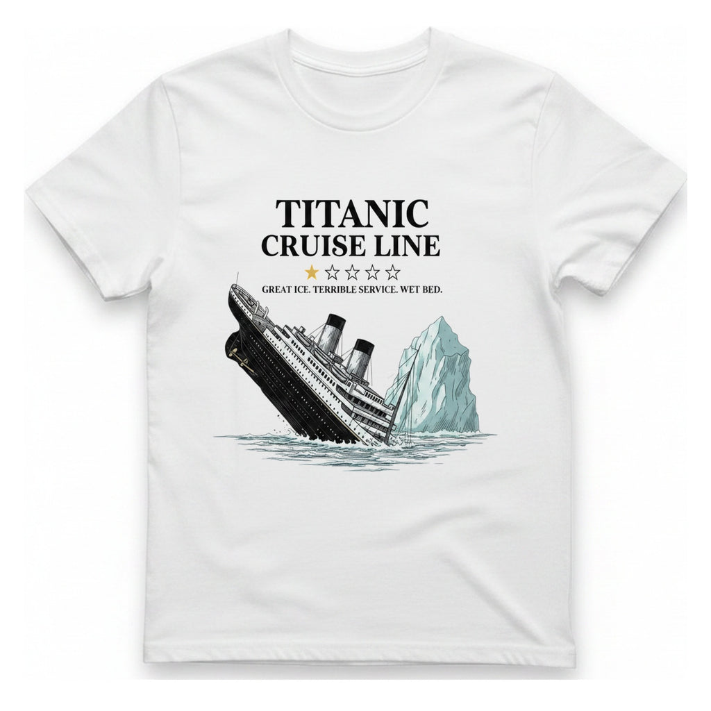 Titanic Cruise Line T-Shirt - White front