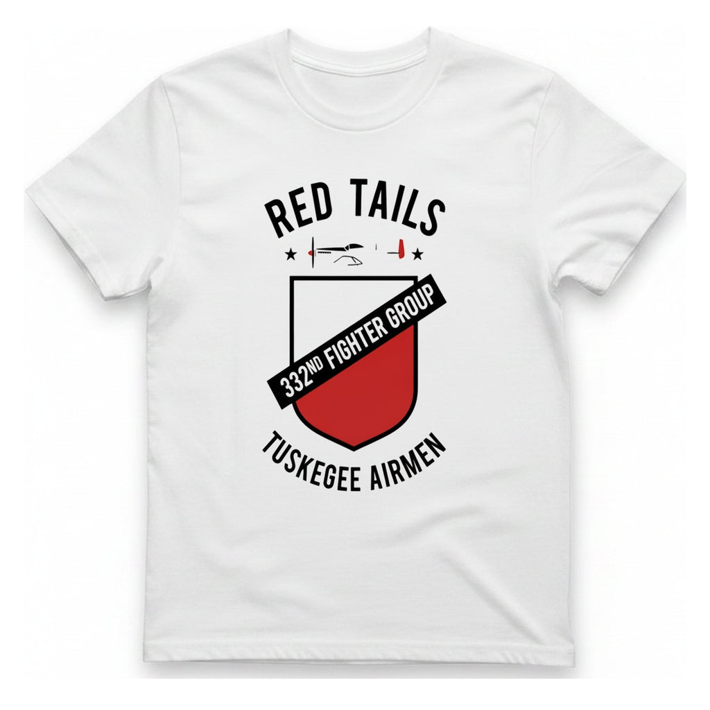 Red Tails 332Nd Fighter Group T-Shirt - White front
