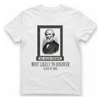 Dr Elias Thorne Discover T-Shirt - White front