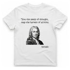 Novalis Seeds Thought T-Shirt - White front