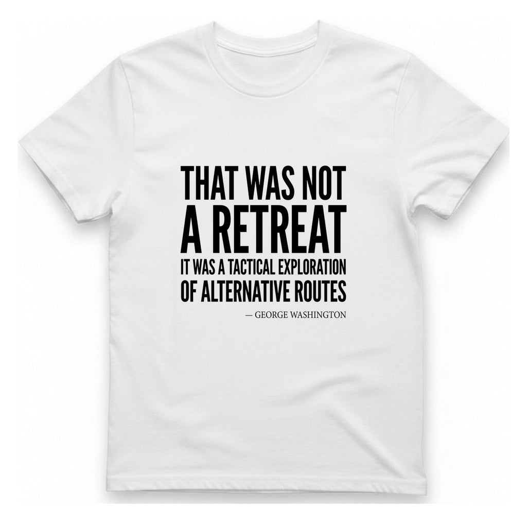 Washington Strategic Relocation T-Shirt - White front
