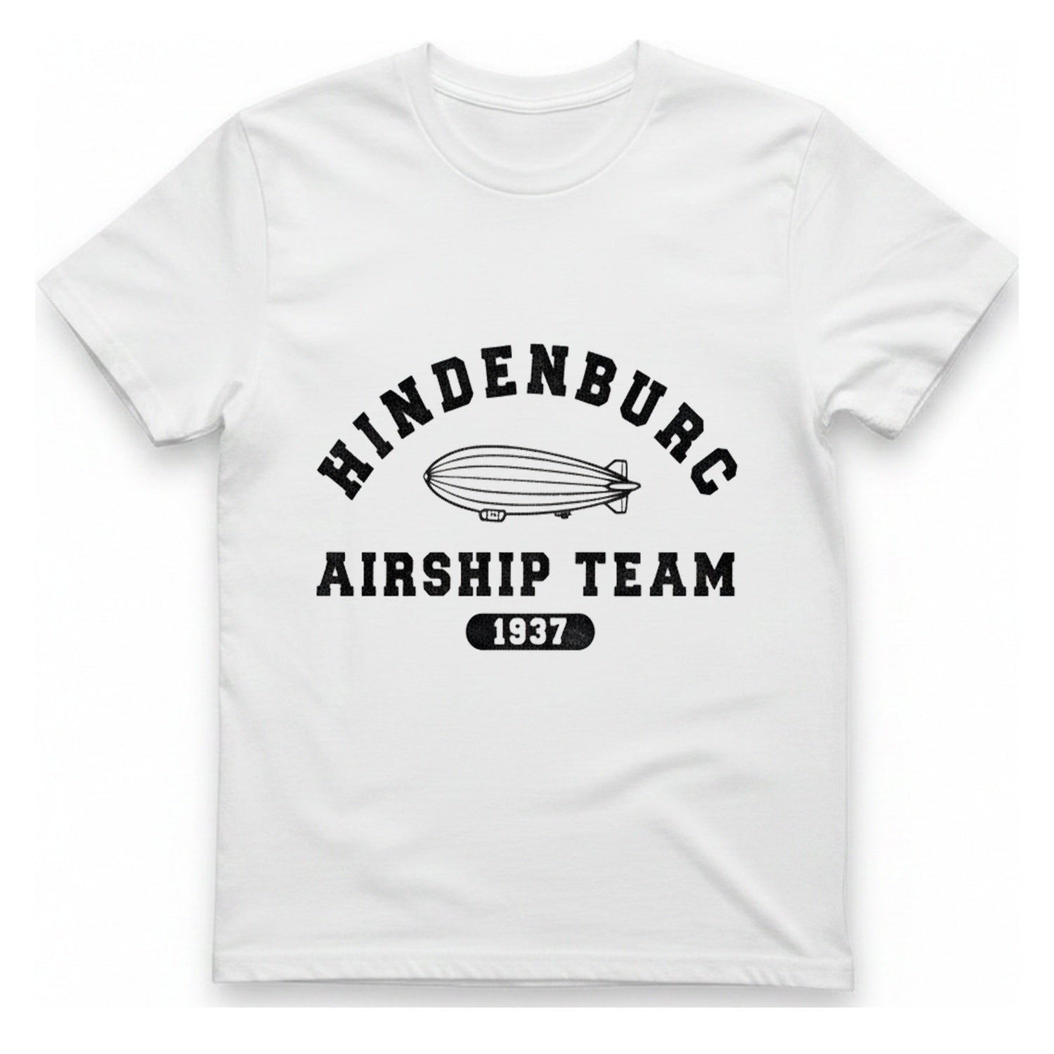 Hindenburg Airship Team T-Shirt - White front