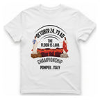 Pompeii Floor Is Lava Championship T-Shirt - White front