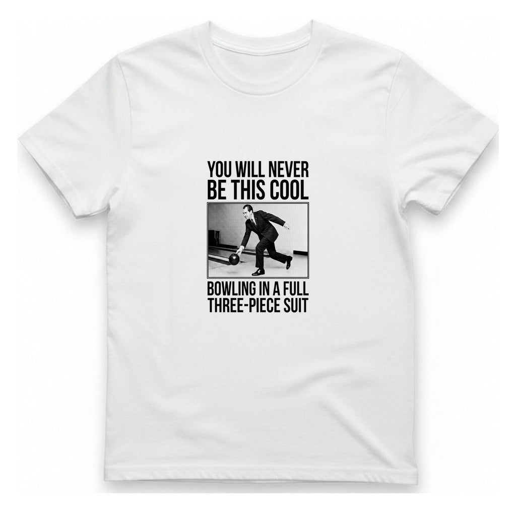 Nixon Suit Bowling Flex T-Shirt - White front