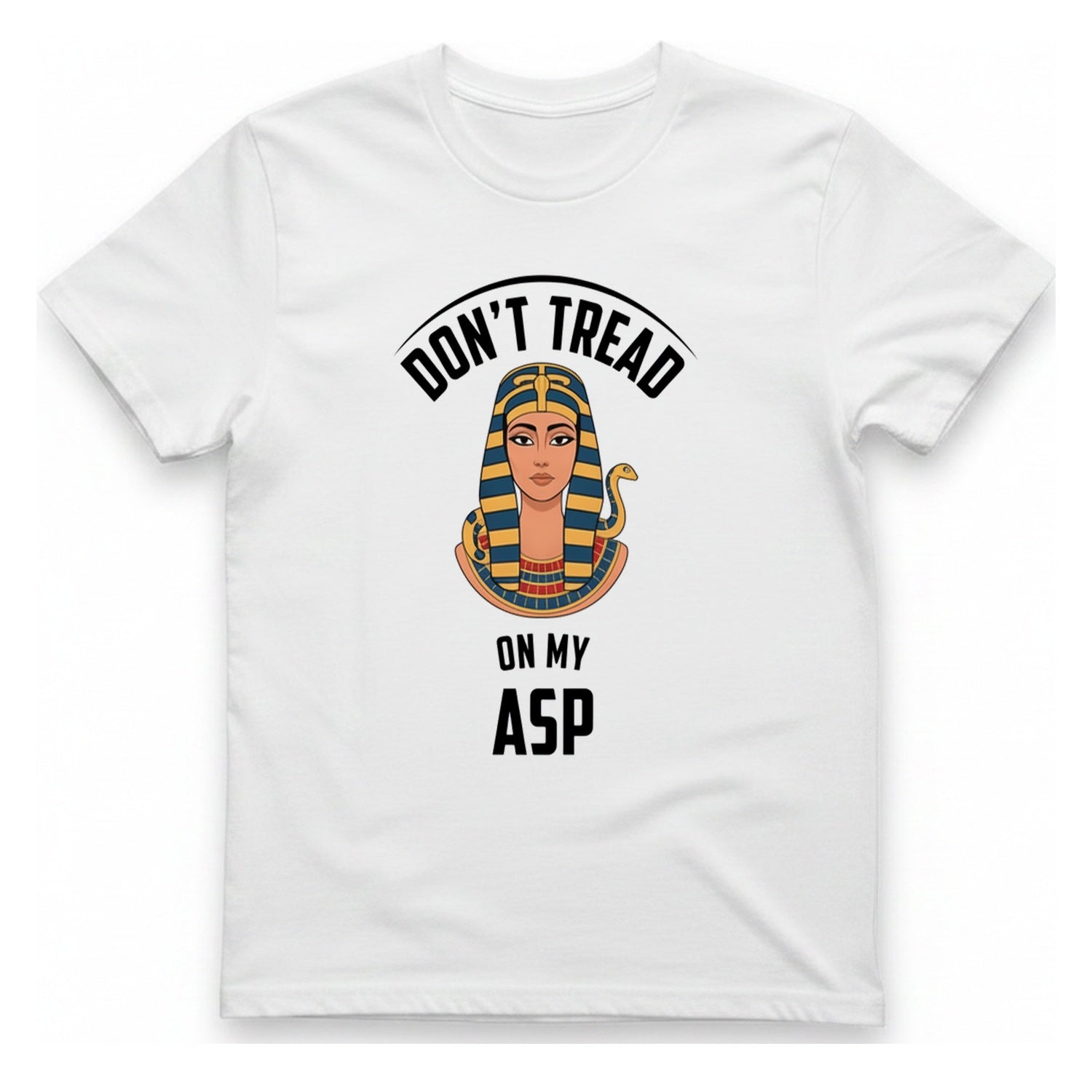 Cleopatra Asp T-Shirt - White front