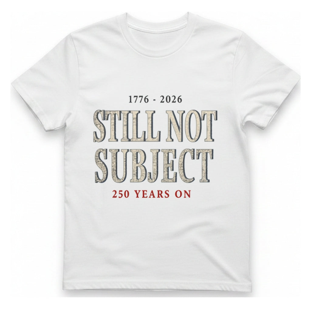 Still Not Subject T-Shirt - White front