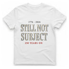Still Not Subject T-Shirt - White front
