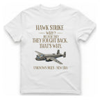 Hawk Strike Back T-Shirt - White front