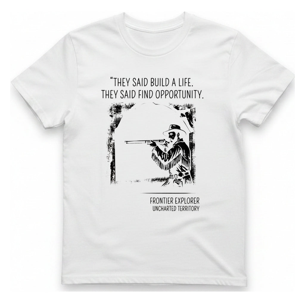 They Said Build A Life. T-Shirt - White front