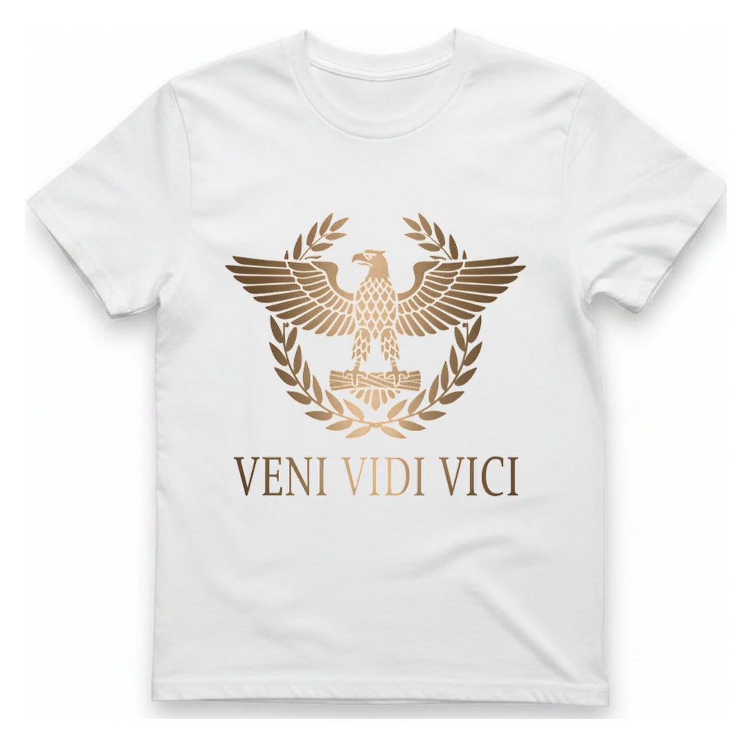 Veni Vidi Vici Roman Eagle T-Shirt - White front