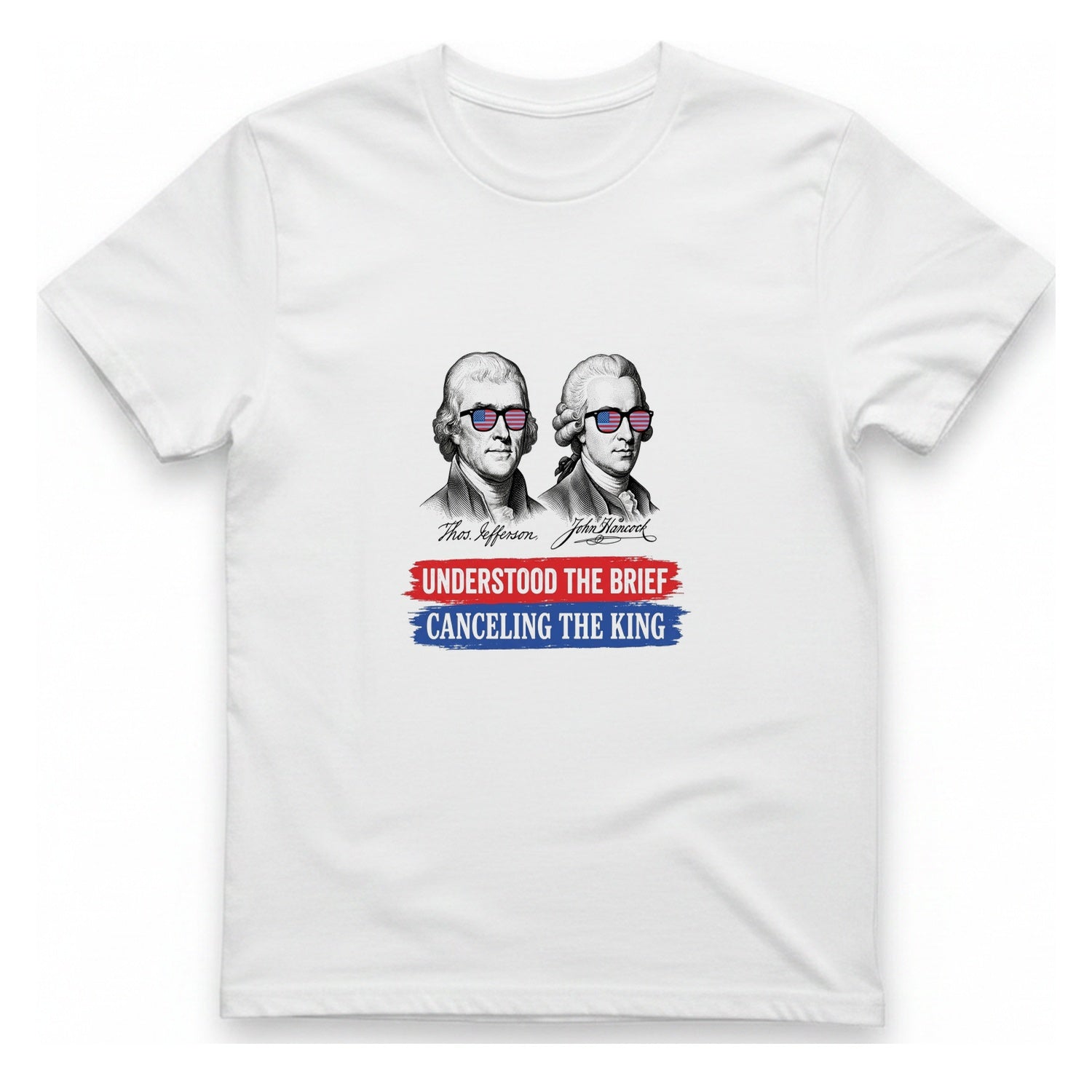 Jefferson Hancock Canceling The King T-Shirt - White front