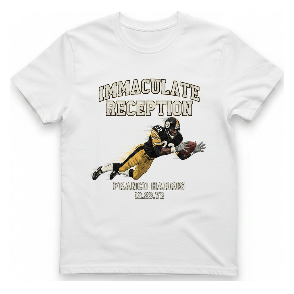 Immaculate Reception T-Shirt - White front