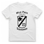 Wild Pack Vfa Squadron T-Shirt - White front