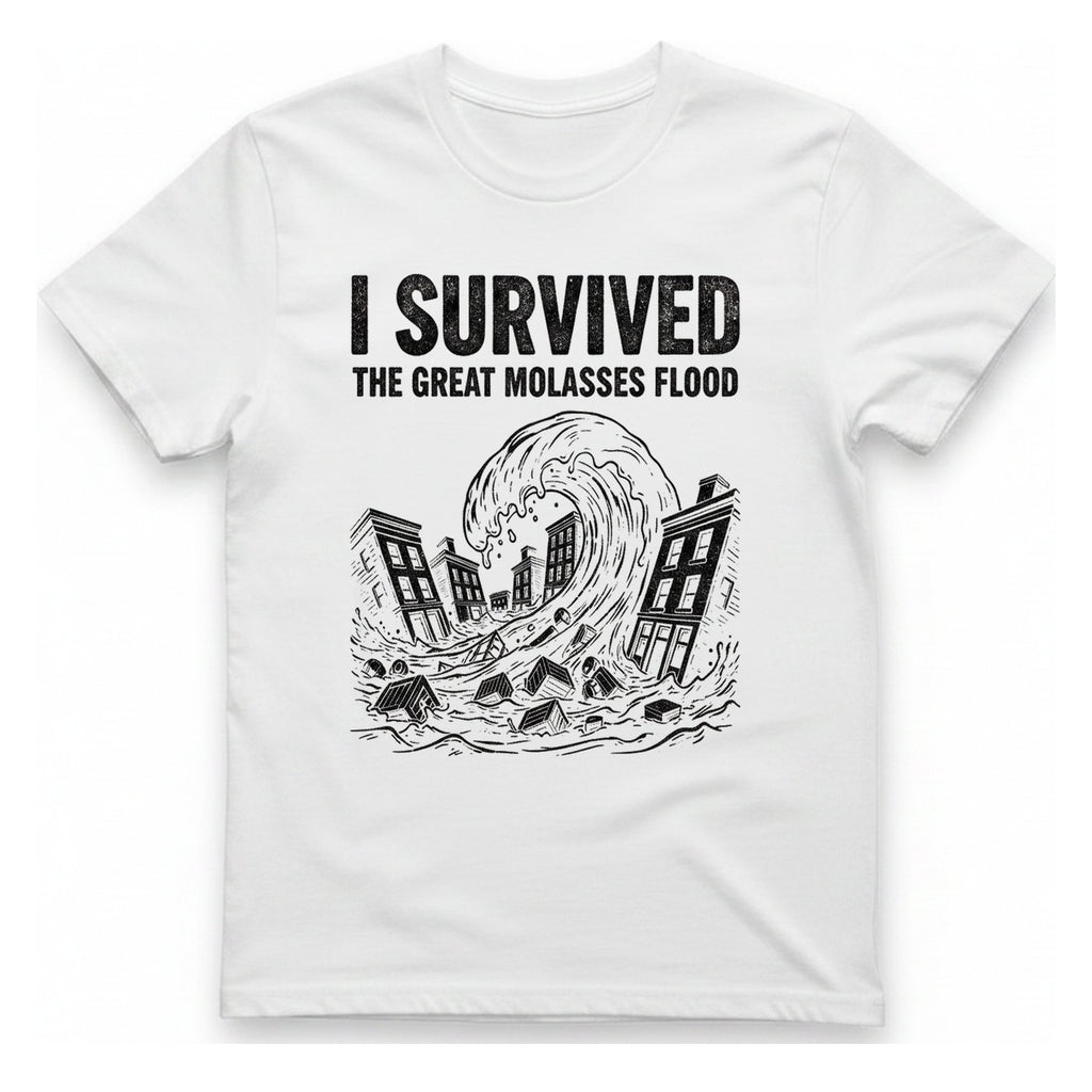 Great Molasses Flood T-Shirt - White front