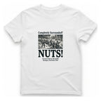 Bastogne Nuts Defiance T-Shirt - White front