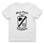 Wild Pack Squadron T-Shirt - White front
